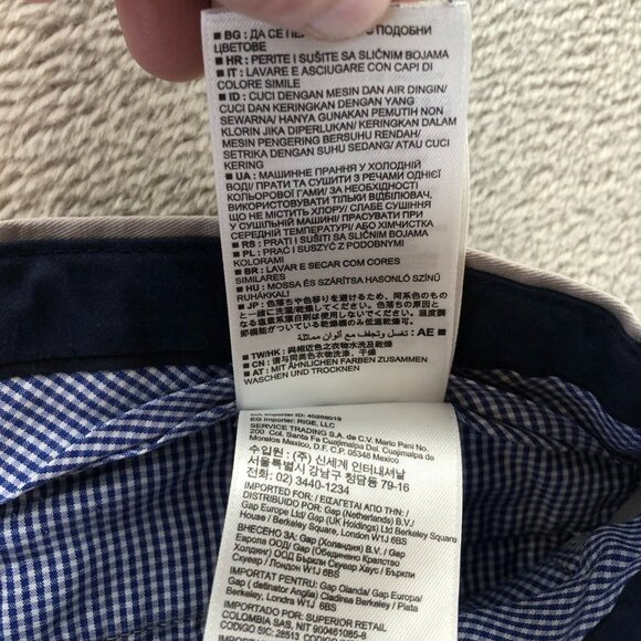 Banana Republic Mens Pants Size 33x30 Non-Iron Tailored Fit Chino Straight Leg - Picture 13 of 16